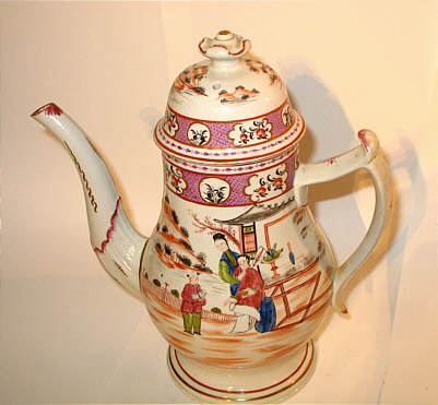 Accessories<br>Archives<br>SOLD   A Newhall (?) Porcelain Coffee or Tea Pot
