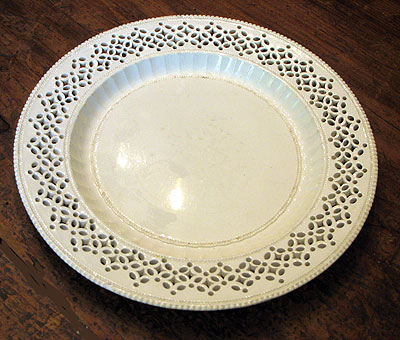 SOLD A Set of Four Creamware Plates
