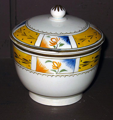Ceramics<br>Ceramics Archives<br>SOLD  An Early 19th Century Sugar Bowl & Cover