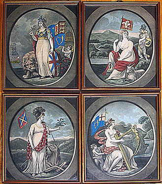 SOLD  Set of Four Prints of Great Britain