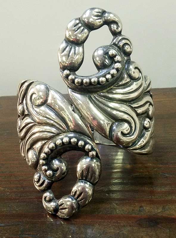 Jewelry<br>Mexican Sterling Cuff Bracelet