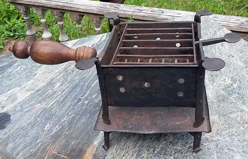 Metalware<br>Archives<br>SOLD  Revolutionary War Camp Stove or Brazier