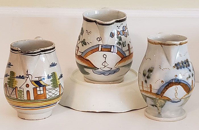 Ceramics<br>19th Century<br>Instant Collection of Pearlware Cream Jugs