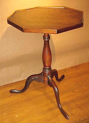 Furniture<br>Furniture Archives<br>SOLD  Octagonal Top Candlestand
