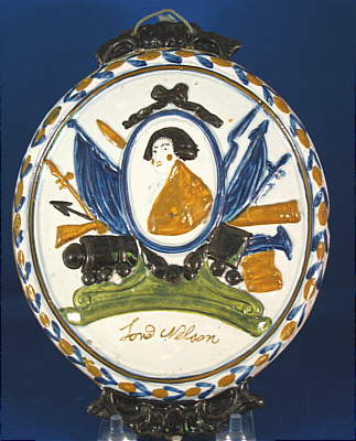 Accessories<br>Archives<br>SOLD   Prattware Plaque of Lord Nelson