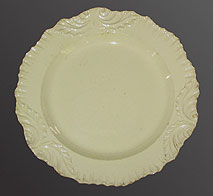 Accessories<br>Archives<br>SOLD   Three Creamware Plates with Swag Borders
