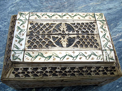 SOLD A Small-Sized Russian Ivory Box