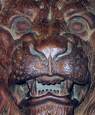 SOLD   A Carved Victorian Lion