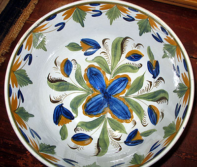 SOLD An Exciting Pearlware Bowl