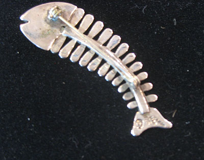 Jewelry<br>SOLD  Vintage Mexican Fish Pin