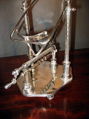 Accessories<br>Archives<br>SOLD  Silver Plated French Wine Cradle