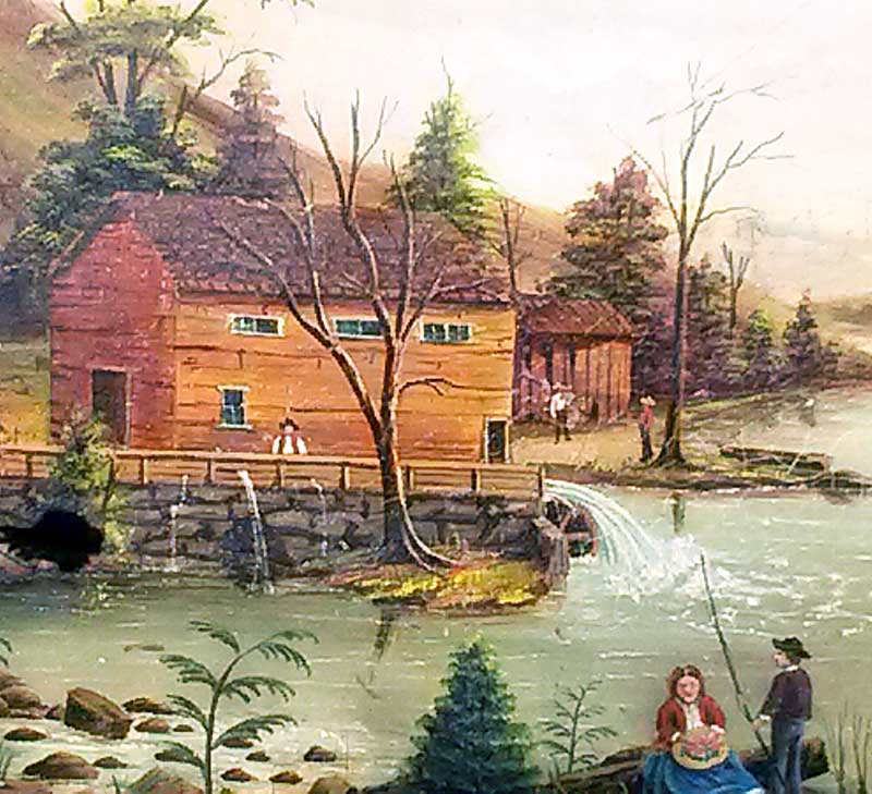 Paintings<br>Archives<br>mill stream