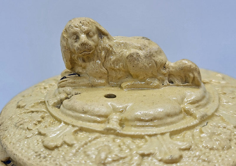 Just In<br>Wedgwood teapot with spaniel finial