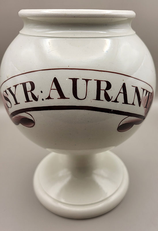 Just In<br>Creamware Drug / Apothecary Jar