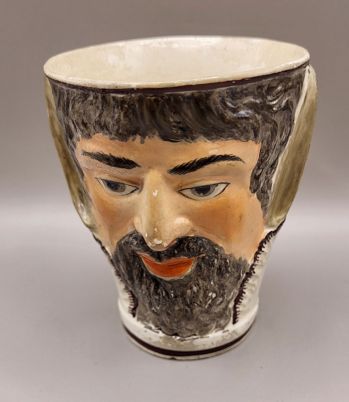 Pearlware Satyr Mug