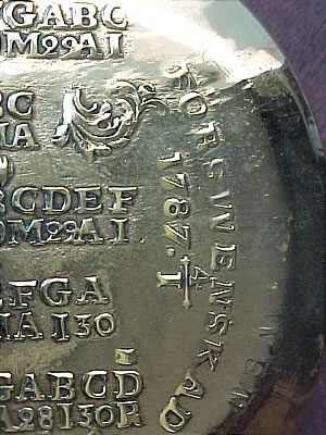 Metalware<br>Archives<br>Dutch Tobacco Box with Calendar 1787
