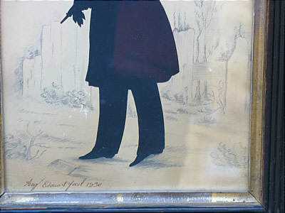 SOLD   Silhouette of a Gentleman by Edouart