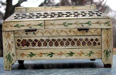 SOLD A Small-Sized Russian Ivory Box