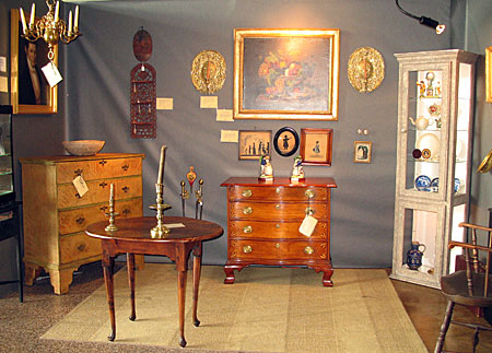 Booth Pics<br>Recent Shows<br>Our Booth at the York Antiques Show