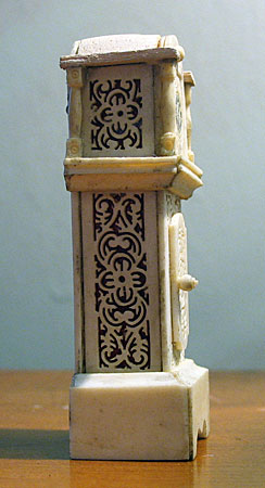 Bone (or the other stuff) Doll House Tall Clock