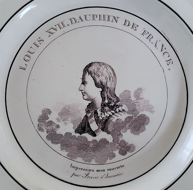 Ceramics<br>19th Century<br>Set of Six French Portrait Plates