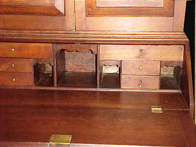 A Compact Chippendale Secretary Bookcase