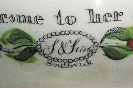 Ceramics<br>Ceramics Archives<br>SOLD  Sunderland Jug by S & Sons, Southwick