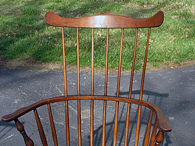 Furniture<br>Furniture Archives<br>SOLD  A Connecticut comb-back Windsor Armchair