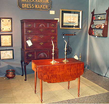 Booth Pics<br>Recent Shows<br>Our Booth at the York Antiques Show
