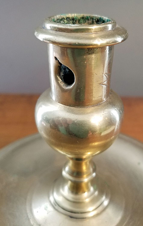 Brass Capstan Candlestick