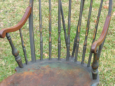 SOLD  Rhode Island Brace-Back Windsor Chair