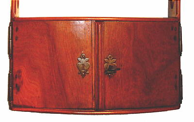 Furniture<br>Furniture Archives<br>SOLD  Continental Fruitwood Hanging Shelf