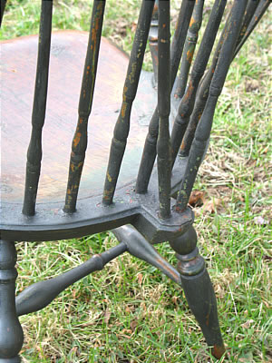 Furniture<br>Furniture Archives<br>SOLD  Rhode Island Brace-Back Windsor Chair