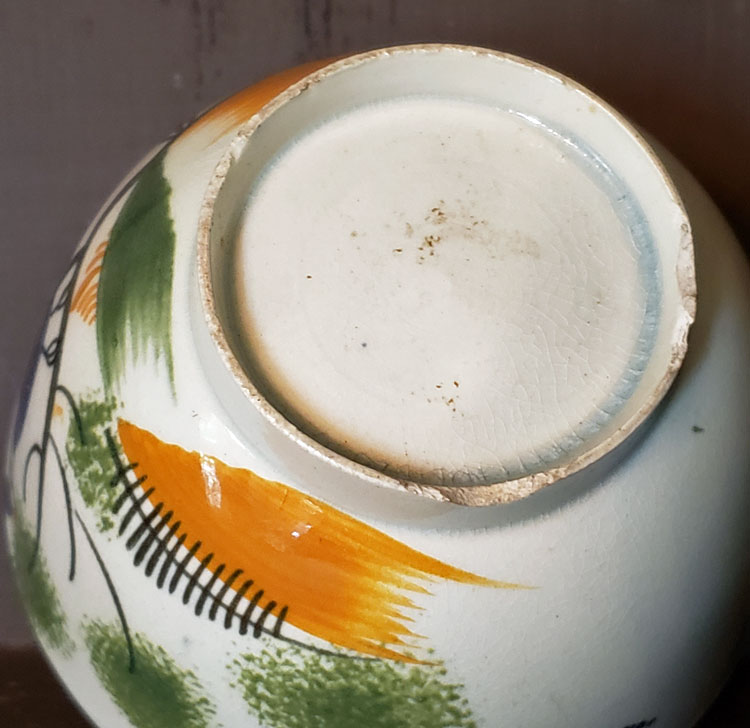 Ceramics<br>19th Century<br>Peafowl cup and saucer