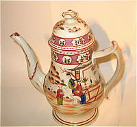 SOLD   A Newhall (?) Porcelain Coffee or Tea Pot