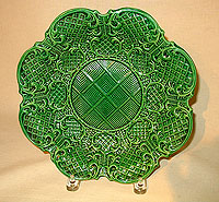 SOLD   Green-Glazed Molded Dish
