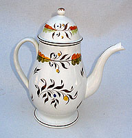 SOLD   A British Pearlware Coffee Pot