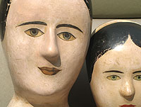 SOLD  Two Milliner's Heads