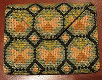 SOLD 18th Century Embroidered Wallet