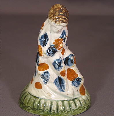 Accessories<br>Archives<br>SOLD   Prattware Figure, Possibly a Snuffer?