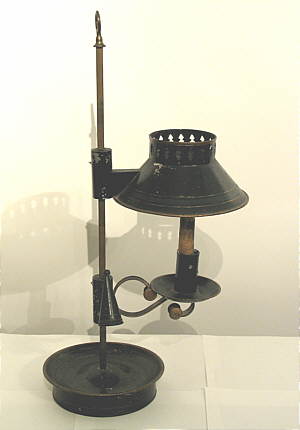 Early Tin Student Lamp