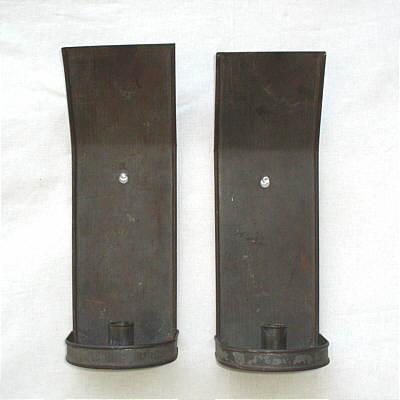 Metalware<br>Archives<br>Pair of Early American Tin Sconces