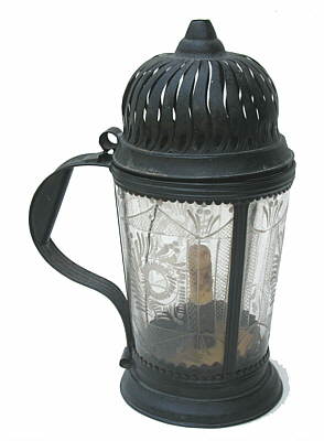 An 18th century Tin & Glass Lantern