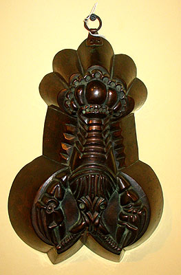 Accessories<br>Accessories Archives<br>SOLD   A Copper Mold in the form of  a Lobster