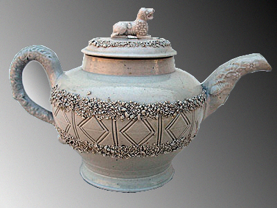 Accessories<br>Archives<br>SOLD   A Rare 18th Century Saltglaze Teapot
