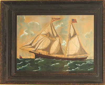 Paintings<br>Archives<br>The Schooner C.A. King