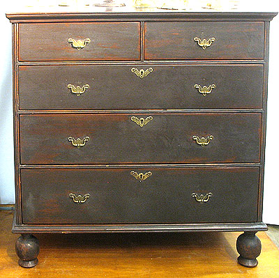 SOLD   A FINE DIMINUTIVE WILLIAM & MARY CHEST