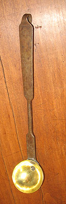 Metalware<br>Archives<br>SOLD  A Brass and Iron Tasting Spoon