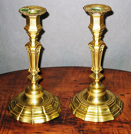 Pair of Spectacular French Candlesticks