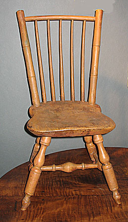 Furniture<br>Furniture Archives<br>SOLD A Transitional Child's Windsor Chair